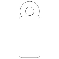 Apli Etiquetas Colgantes Blancas 7 x 19mm 200 U.