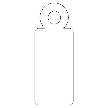 Apli Etiquetas Colgantes Blancas 9 x 24mm 200 U.
