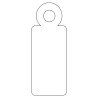 Apli Etiquetas Colgantes Blancas 9 x 24mm 200 U.