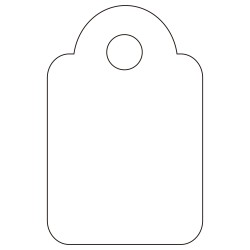 Apli Etiquetas Colgantes Blancas 13 x 20mm 200 U.