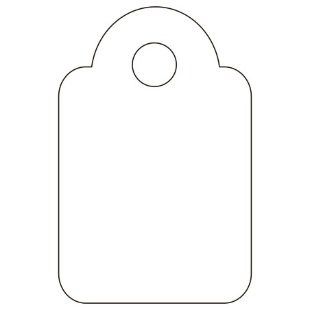 Apli Etiquetas Colgantes Blancas 13 x 20mm 200 U.