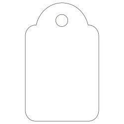 Apli Etiquetas Colgantes Blancas 18 x 29mm 200 U.