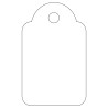 Apli Etiquetas Colgantes Blancas 18 x 29mm 200 U.