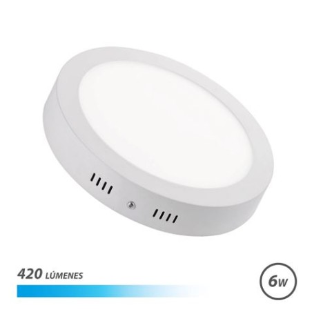 Elbat Downlight de Pared LED 6W 420lm - Forma Circular 120mm - 6500K Luz Fria
