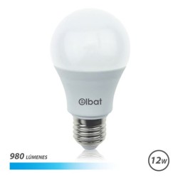 Elbat Bombilla LED A60 12W E27 980lm - 6500K Luz Fria