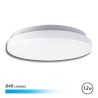 Elbat Aplique Redondo de Techo LED 12W 840lm - 6500K Luz Fria - Diametro 23cm