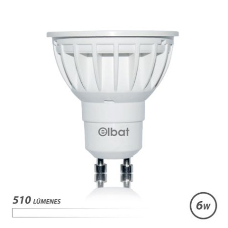 Elbat Bombilla LED GU10 6W 510lm - 4000K Luz Blanca
