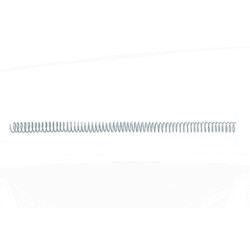 GBC Caja de 100 Espirales de Encuadernacion Metalicos 5:1 de 24mm - Color Blanco