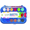 Giotto Pack de 24 Acuarelas Mini 23mm. - Colores Luminosos - Evita la Dispersion del Agua