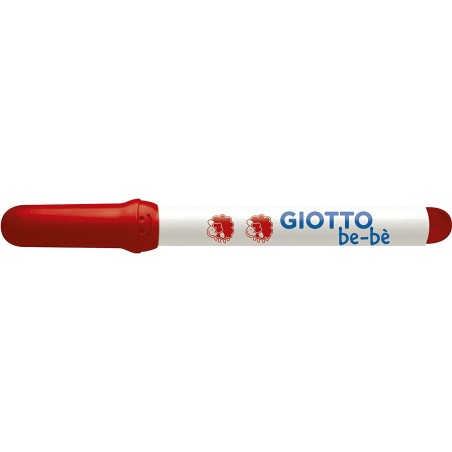 Giotto Bebe Pack de 12 Super Rotuladores - Punta Gruesa  5mm - Dermatologicamente Testados - Tinta Lavable de Manos y Tejidos - 
