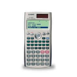 Casio FC200V Calculadora Financiera - Pantalla de 4 Lineas - Visualizacion de Varios Parametros al mismo Tiempo - Teclas de Acce
