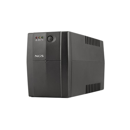 NGS Fortress 900 V3 SAI 600VA UPS 360W - Tecnologia Off Line - 2x Schukos - Proteccion Sobrecargas y Cortocircuitos