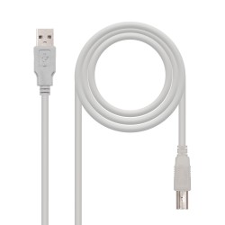 Nanocable Cable de Impresora USB-A 2.0 Macho a USB-B Macho 4.50m