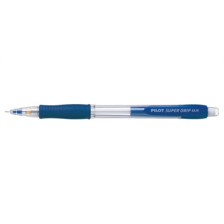Pilot Portaminas SuperGrip H185 - Trazo 0.5mm - Mina HB - Cuerpo Azul
