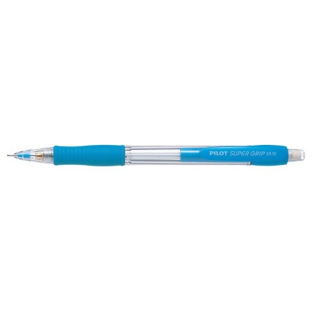 Pilot Portaminas SuperGrip H185 - Trazo 0.5mm - Mina HB - Cuerpo Azul Claro