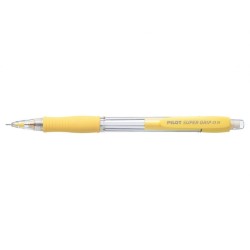 Pilot Portaminas SuperGrip H185 - Trazo 0.5mm - Mina HB - Cuerpo Amarillo