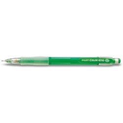 Pilot Portaminas Color Eno H-197 - Trazo 0.7mm - Grip de Goma - Goma de Borrar - Mina Color Verde