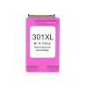 HP 301XL Color Cartucho de Tinta Remanufacturado - Muestra Nivel de Tinta - Reemplaza CH564EE/CH562EE
