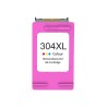 HP 304XL Color Cartucho de Tinta Remanufacturado - Muestra Nivel de Tinta - Reemplaza N9K07AE/N9K05AE