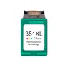 HP 351XL Color Cartucho de Tinta Remanufacturado - Reemplaza CB338EE/CB337EE