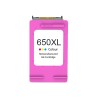 HP 650XL Color Cartucho de Tinta Remanufacturado - Reemplaza CZ102AE