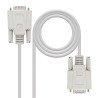 Nanocable Cable Serie RS232 DB9 Macho a DB9 Macho 1.80m - Color Beige