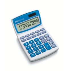Ibico 210X Calculadora de Sobremesa - Teclas Grandes - LCD de 10 Digitos - Pantalla Inclinable Ajustable