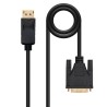 Nanocable Cable Conversor DisplayPort Macho a DVI Macho 5m - Color Negro