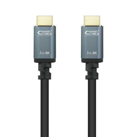 Nanocable Cable HDMI 2.1 Iris 8K A/M-A/M 1.5m - Color Negro