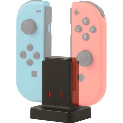 Konix Mythics Base de Carga para 2 Joy-Con Nintendo Switch - Cable de Carga Rapida 0.50cm