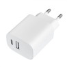 Leotec Cargador Universal Carga Rapida 1xUSB-C PD + 1x USB-A 20W