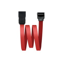 Nanocable Cable Datos SATA Acodado 0.50m - Color Rojo