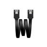 Nanocable Cable Datos SATA III 6Gbps con Anclajes 0.50m - Color Negro