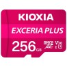 Kioxia Exceria Plus Tarjeta Micro SDXC 256GB UHS-I U3 V30 A1 Clase 10 con Adaptador