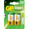 GP Pack de 2 Pilas Super Alcalinas LR14 C 1.5V
