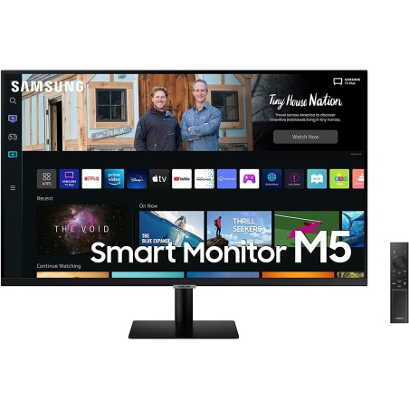 Samsung Smart Monitor M5 LED 32" FullHD 1080p WiFi, Bluetooth - Respuesta 4ms - Mando a Distancia - Altavoces Incorporados - 16: