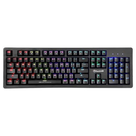 Scorpion KG916 Teclado Mecanico Gaming USB - Teclas Outemu Blue - Retroiluminacion RGB - Antighosting - Cable Trenzado de 1.60m 