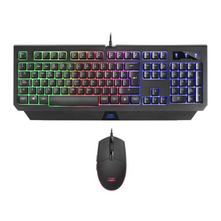 Mars Gaming Pack Teclado con Tecnologia H-Mech + Raton 3200dpi 6 Botones - Conectividad USB - Iluminacion RGB - Antighosting - C