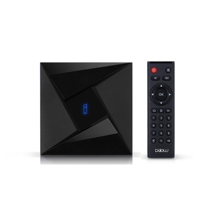 Billow Android TV Smart Box 32GB 4K - Android 8.1 - WiFi DualBand- HDMI - BT 4.1 - Compatible con Formato Video H265 - 3GB DDR3 
