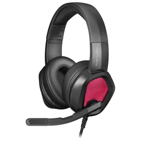 Mars Gaming MH320 Auriculares Gaming con Microfono Plegable - Iluminacion RGB - Diadema Ajustable - Almohadillas Acolchadas - Co