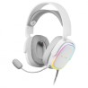 Mars Gaming MHAXW Auriculares Gaming con Microfono Extraible - Iluminacion RGB - Diadema Ajustable - Almohadillas Acolchadas - C