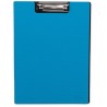 MKtape Carpeta de Plastico con Clip Superior y Tapa - Tamaño A4 - Color Azul