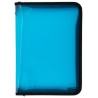 MKtape Carpeta de Plastico con Cremallera - Tamaño Folio - Color Azul