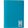 MKtape Carpeta con 60 Fundas Portadocumentos - Tamaño Folio - Color Azul Neon