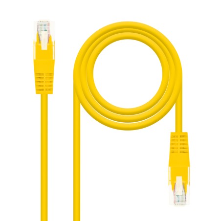 Nanocable Cable de Red Latiguillo RJ45 Cat.5e UTP AWG24 2m - Color Amarillo