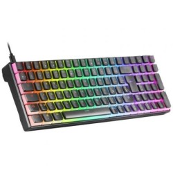 Mars Gaming MKULTRA Teclado Mecanico USB - Teclas Antipolvo OUTEMU SQ Brown - Antighosting - Iluminacion RGB - Cable de 1.50m