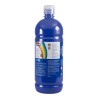 Milan Botella de Tempera - 1000ml - Tapon Dosificador - Secado Rapido - Mezclable - Color Azul Marino
