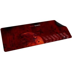Mars Gaming MMP2 Alfombrilla Gaming XL - Bordes Reforzados - Antideslizante - Tamaño 880x330x3mm
