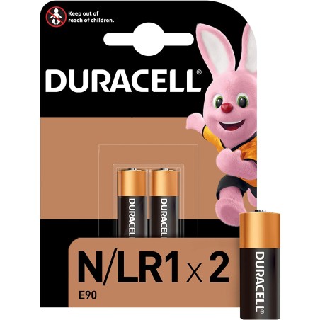 Duracell Pilas Alcalinas N LR1 1.5V - 2 Unidades