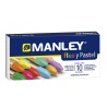 Manley Pack 10 Ceras Manley Colores Especiales (Fluo+Pastel) - Ceras Blandas de Trazo Suave - Gran Variedad de Tecnicas y Aplica
